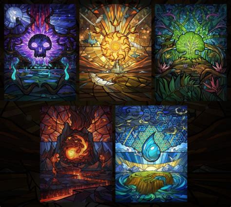Stained glass magic lands